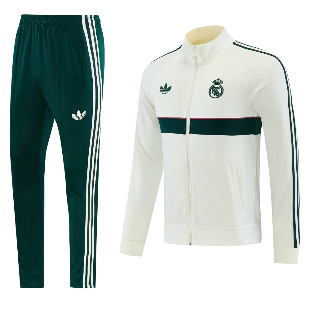 2627 Real Madrid (off white) Training jacket set