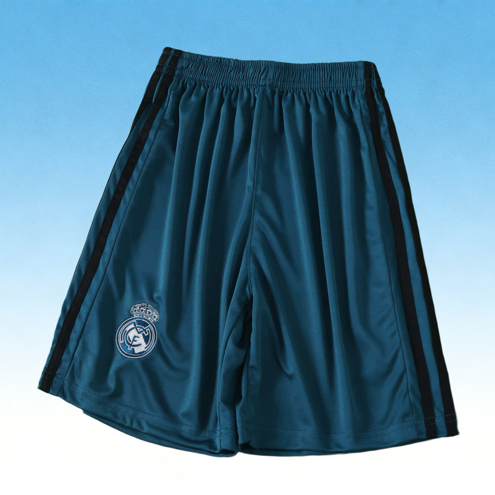 1718 Real Madrid third Long sleeve retro Kids kit