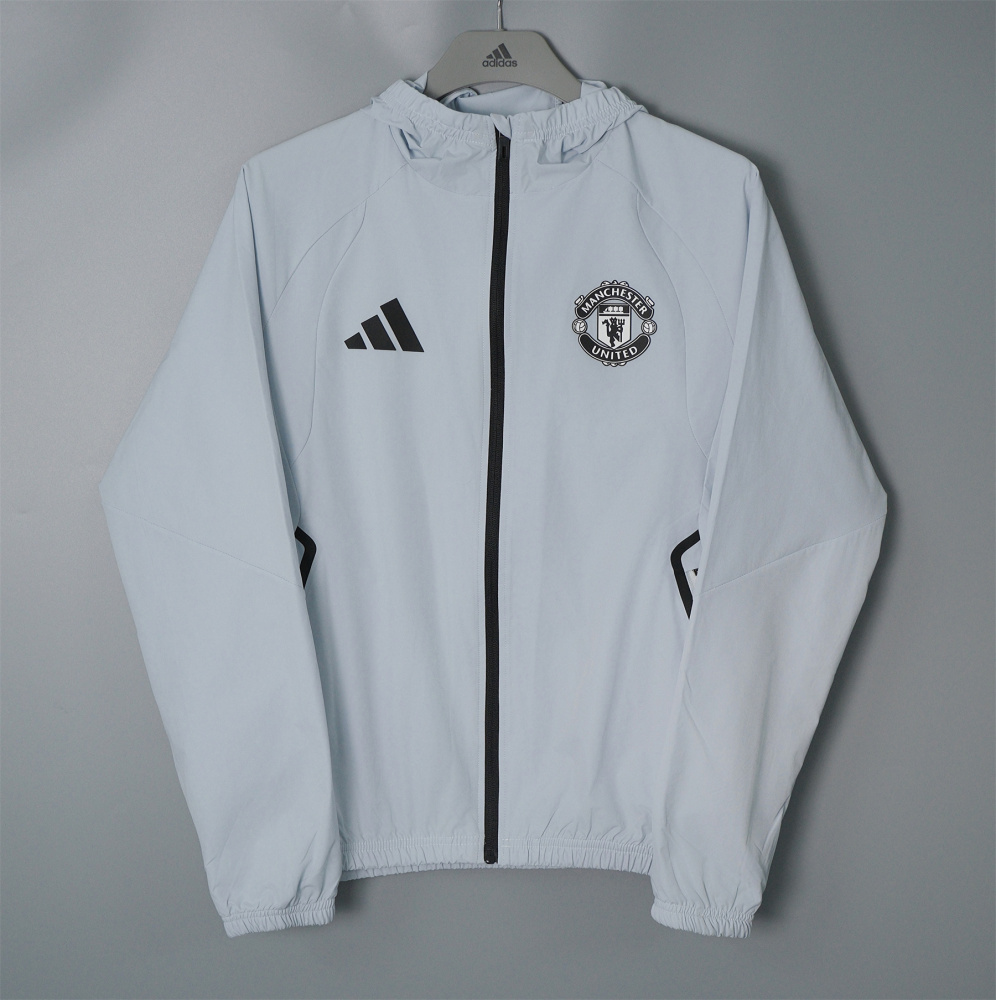 2627 Manchester United grey windbreaker