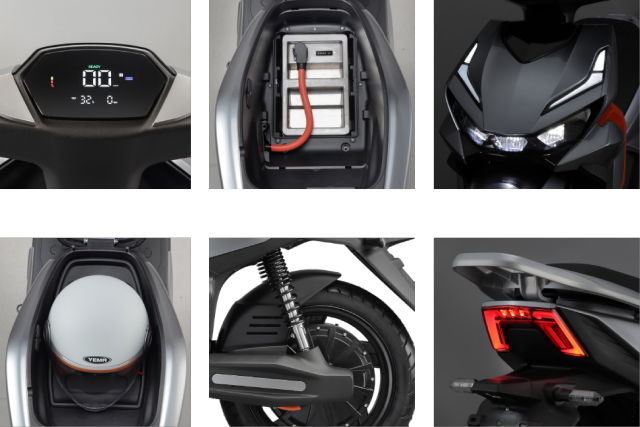 VENTO,FUNTI Electric Motorcycle | High-Performance E-Scooters 150km Range | China Manufacturer,FUNTI Vento Electric Scooter | 1500W Hub Motor & L3E Certified - 72V40Ah High-Capacity Battery