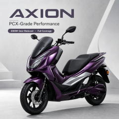 FUNTI Electric Motorcycle | High-Performance E-Scooters 150km Range | China Manufacturer,Axion Electric Scooter PCX-Grade Performance Premium Full-Coverage,Axion | 72V27Ah, 3000W Gear Reduced