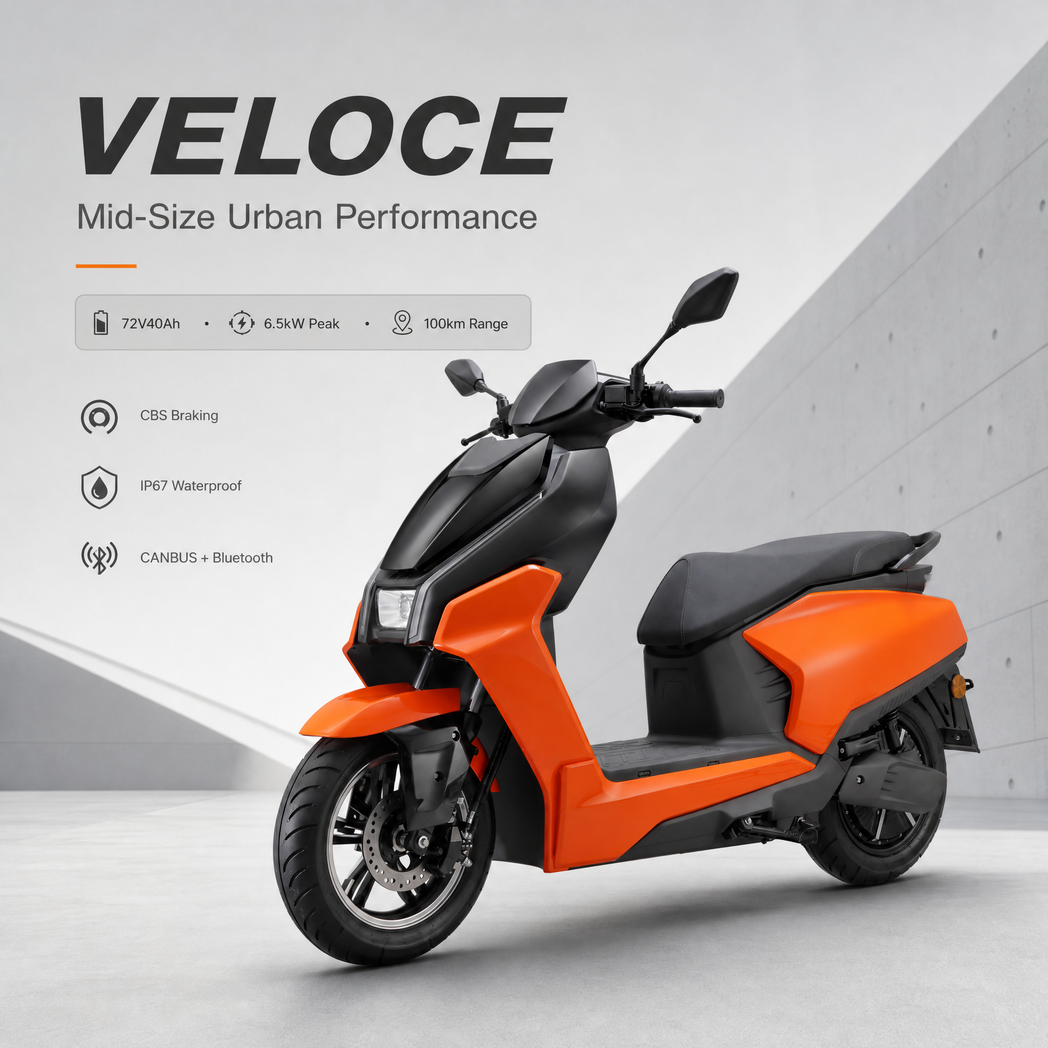 FUNTI Electric Motorcycle | High-Performance E-Scooters 150km Range | China Manufacturer,VELOCE Electric Scooter | 80km/h 100km Range 72V 40Ah Mid-Size,VELOCE | 72V40Ah, 80km/h