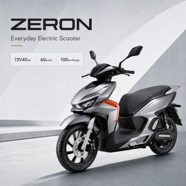 FUNTI Electric Motorcycle | High-Performance E-Scooters 150km Range | China Manufacturer,FUNTI ZERON Electric Scooter 1500W Hub Motor 72V 40Ah L3E Certified,ZERON | 72V40Ah, 60km/h