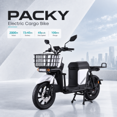 FUNTI Electric Motorcycle | High-Performance E-Scooters 150km Range | China Manufacturer,2026 Best-Selling 2000W High-Speed Electric Cargo Bike,FUNTI PACKY 2000W Electric Scooter | 72V 40Ah | 100KM Range | 2-Seater Cargo Bike