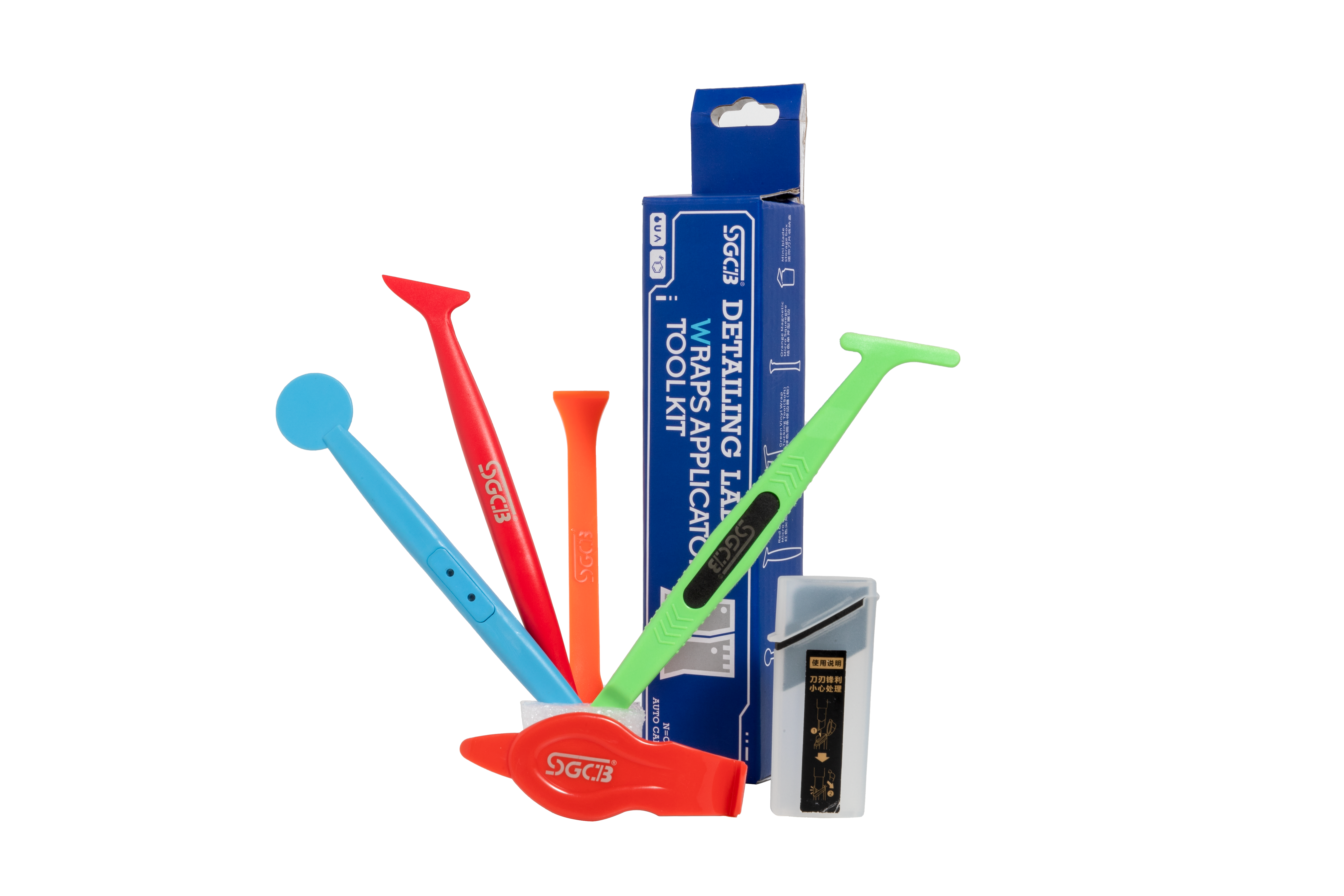 SGCB Wraps Applicator Tool Kit Complete Auto Film Wraps Construction,GUANGZHOU SGCB CO.,LTD,Wraps Applicator Tool Kit