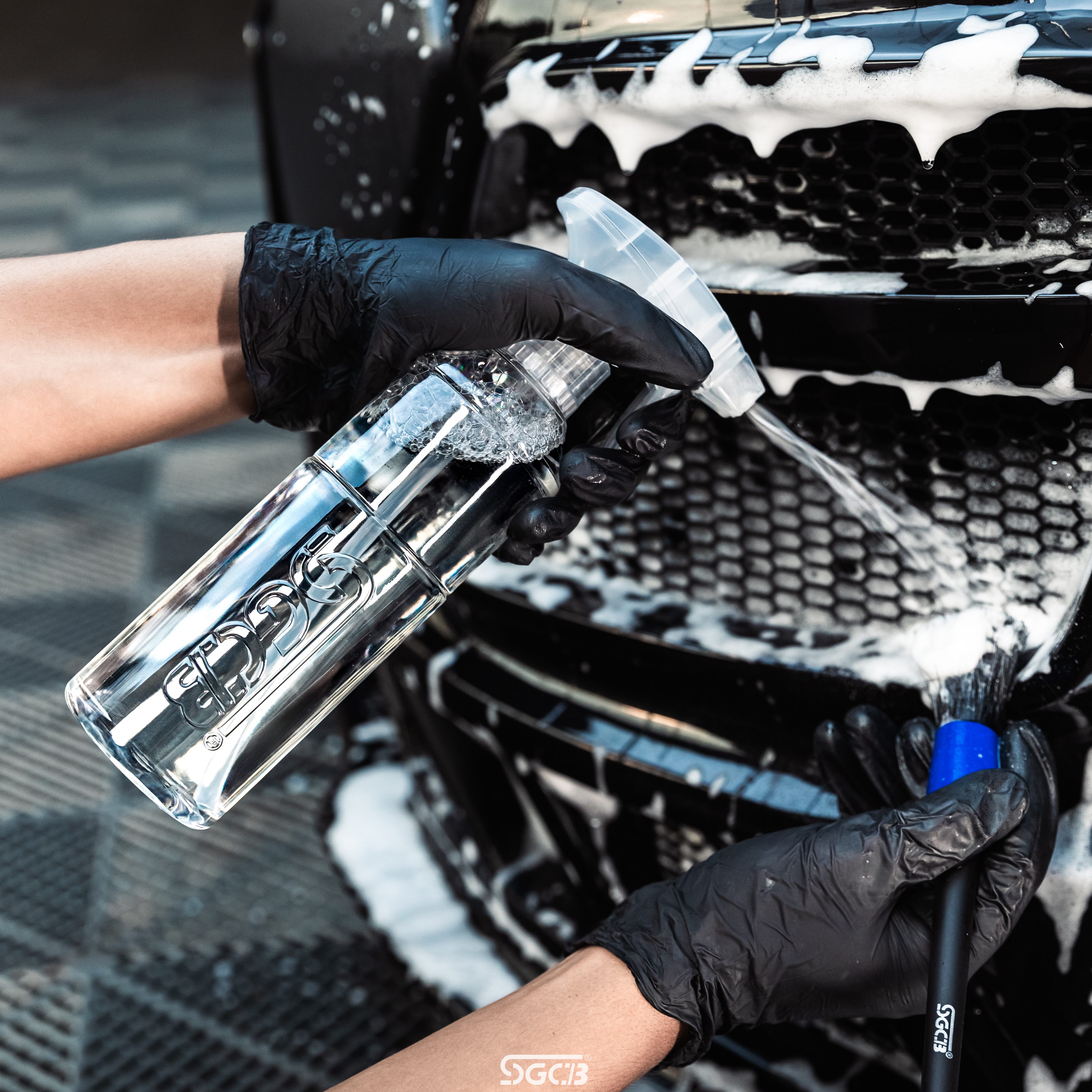 SGCB Transparent Foam Sprayer Visible Capacity Auto Cleaning,GUANGZHOU SGCB CO.,LTD,Transparent Foam Sprayer