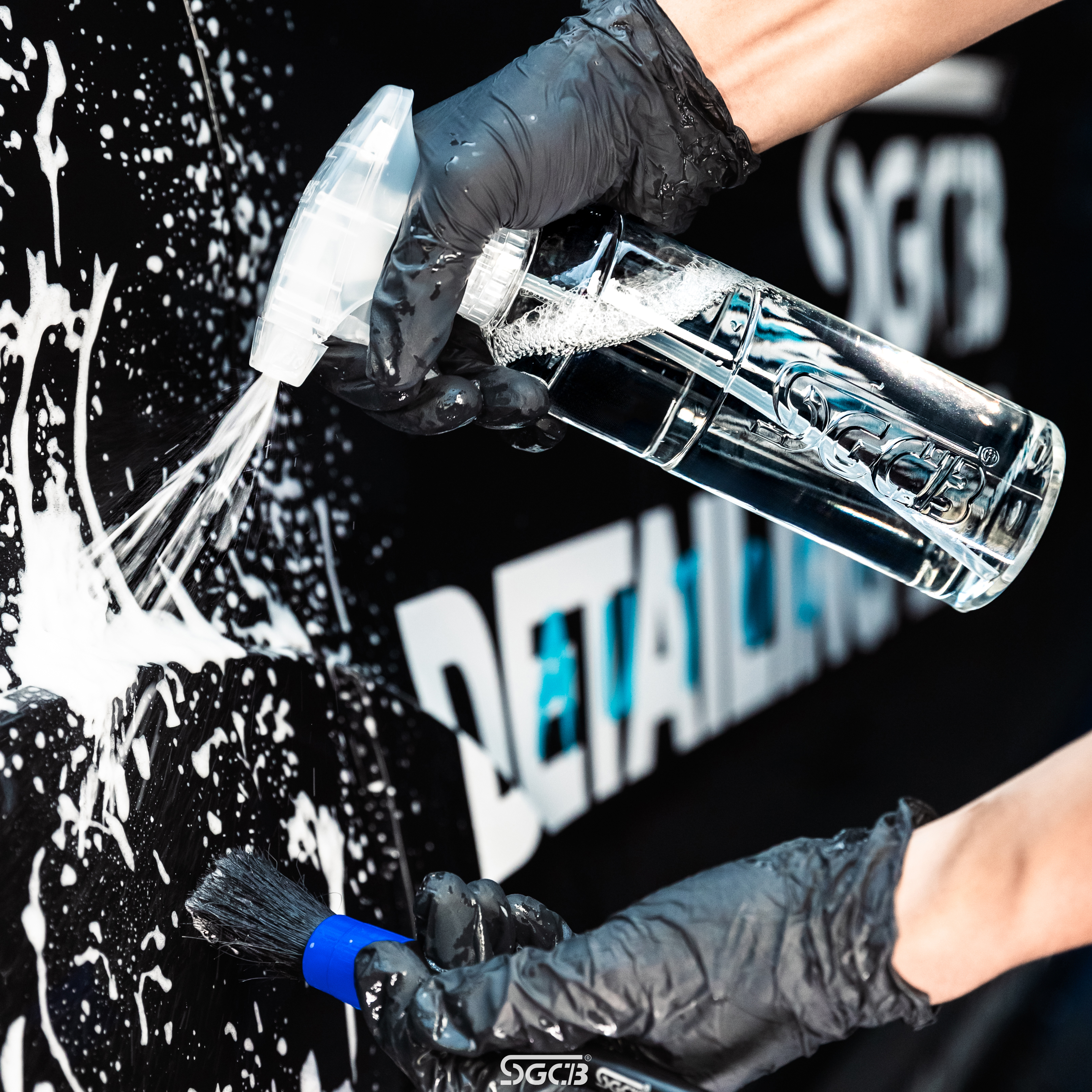 SGCB Transparent Foam Sprayer Visible Capacity Auto Cleaning,GUANGZHOU SGCB CO.,LTD,Transparent Foam Sprayer