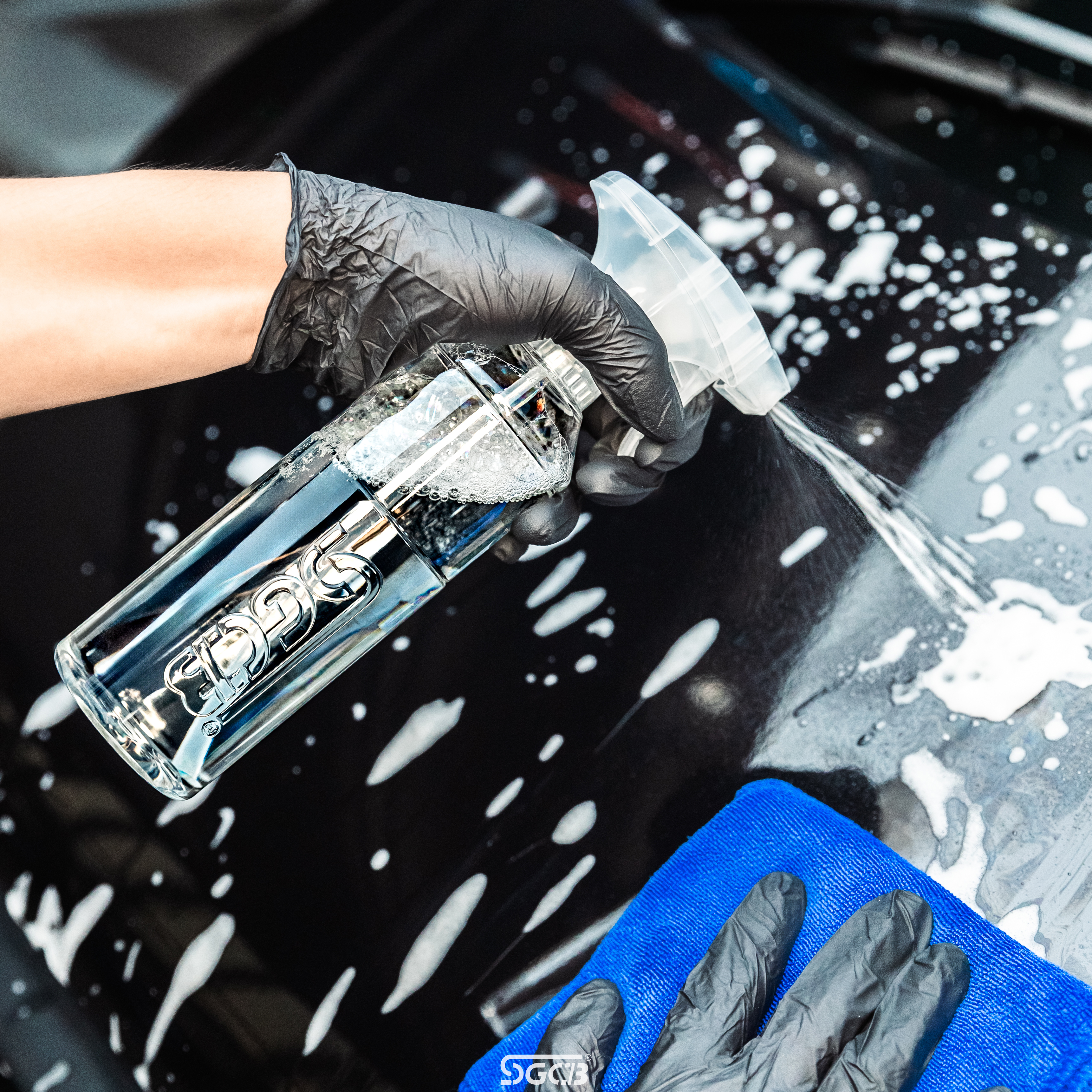SGCB Transparent Foam Sprayer Visible Capacity Auto Cleaning,GUANGZHOU SGCB CO.,LTD,Transparent Foam Sprayer