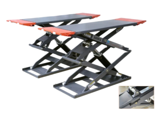 SGCB Ultra-thin Small Platform Scissor Lift On-ground Auto Maintenance,GUANGZHOU SGCB CO.,LTD,Ultrathin Small Platform Scissor Lift (On the Ground)