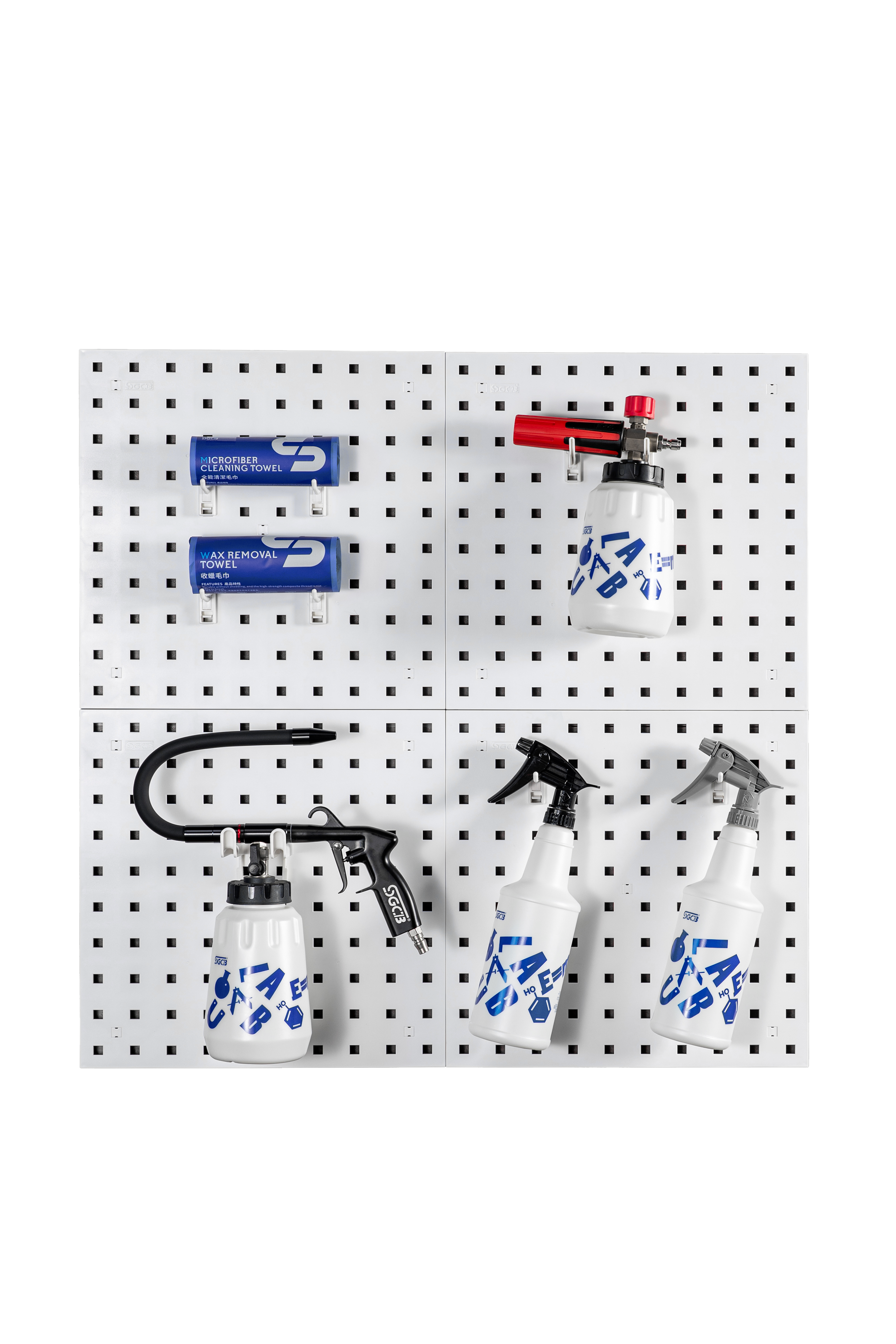 SGCB Multifunction Pegboard Wall-mounted Auto Repair Tool Organizer,GUANGZHOU SGCB CO.,LTD,Multifunction Pegboard