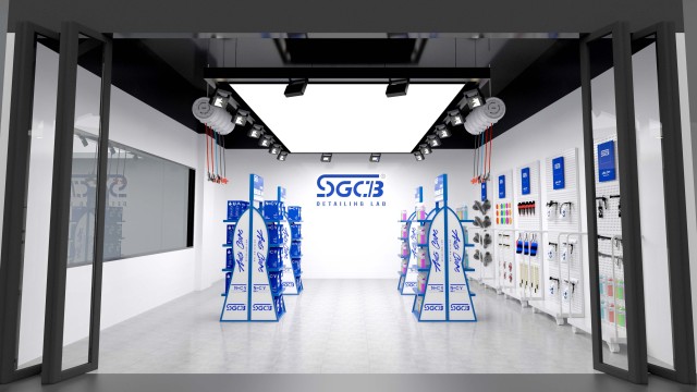 SGCB Show Shelf Multi-layer Auto Care Product Display Show Shelf,GUANGZHOU SGCB CO.,LTD,SGCB Show Shelf New Version