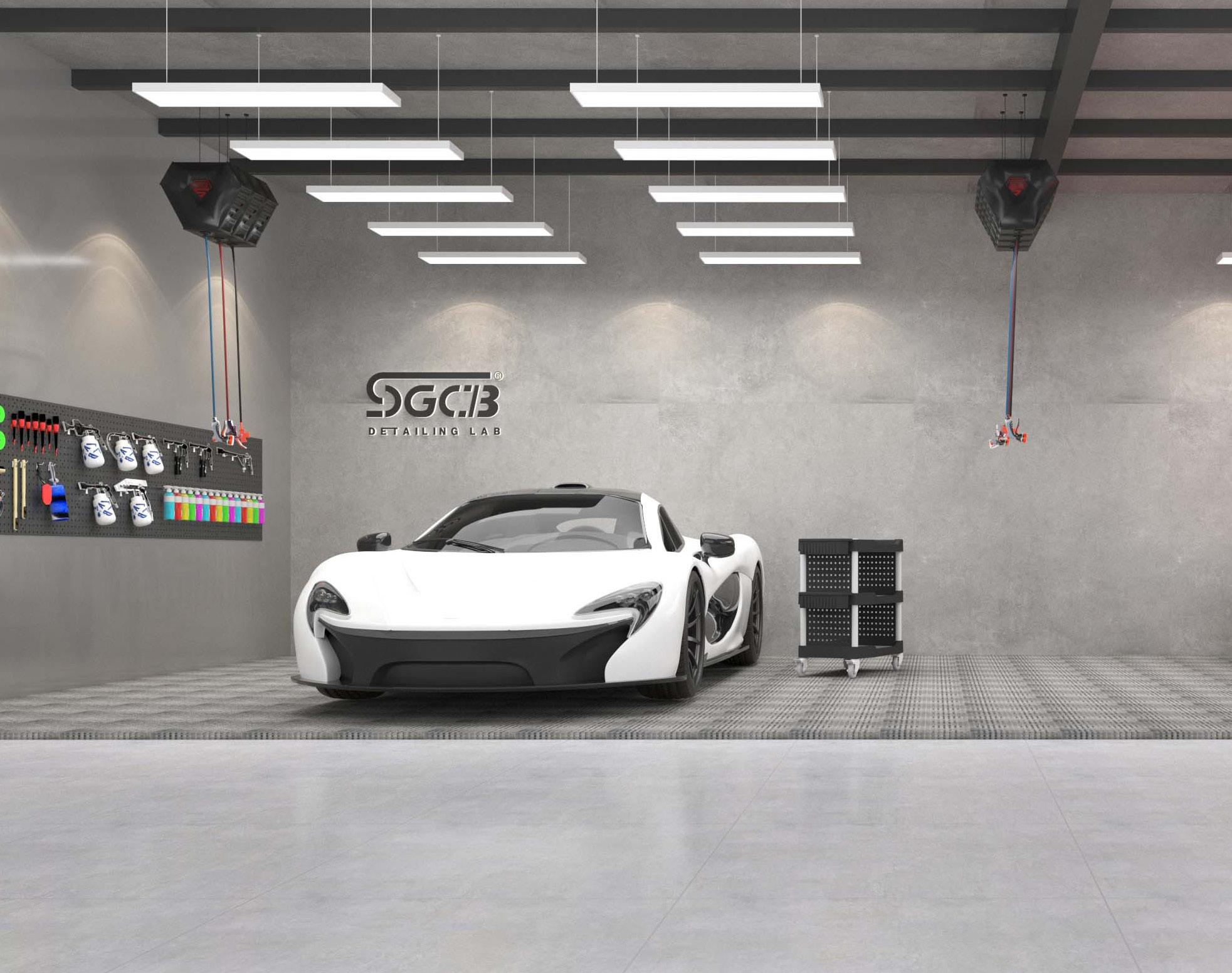 SGCB High Brightness Auto Care Workshop LED Strip Chandelier,GUANGZHOU SGCB CO.,LTD,LED Strip Chandelier