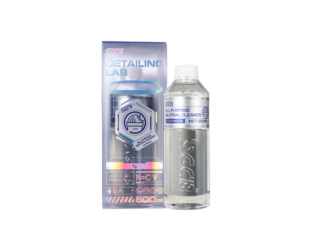 SGCB 500ml All Purpose Neutral Cleaner PH Neutral Auto Multi-Surface,GUANGZHOU SGCB CO.,LTD,500ml All Purpose Neutral Cleaner