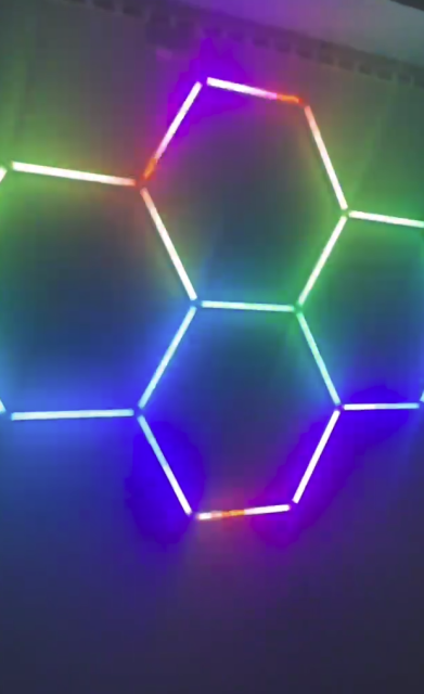 SGCB Hexagonal Grid Light High Brightness Auto Care Workshop LED,GUANGZHOU SGCB CO.,LTD,Hexagonal Grid Light