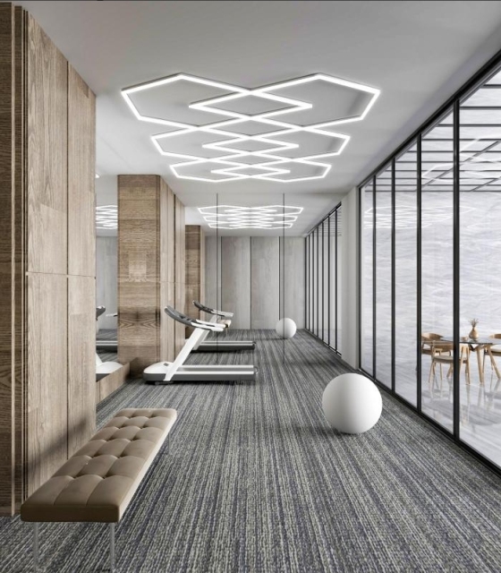 SGCB Hexagon Grid Light B Type Auto Care Workshop LED,GUANGZHOU SGCB CO.,LTD,Hexagon Grid Light B