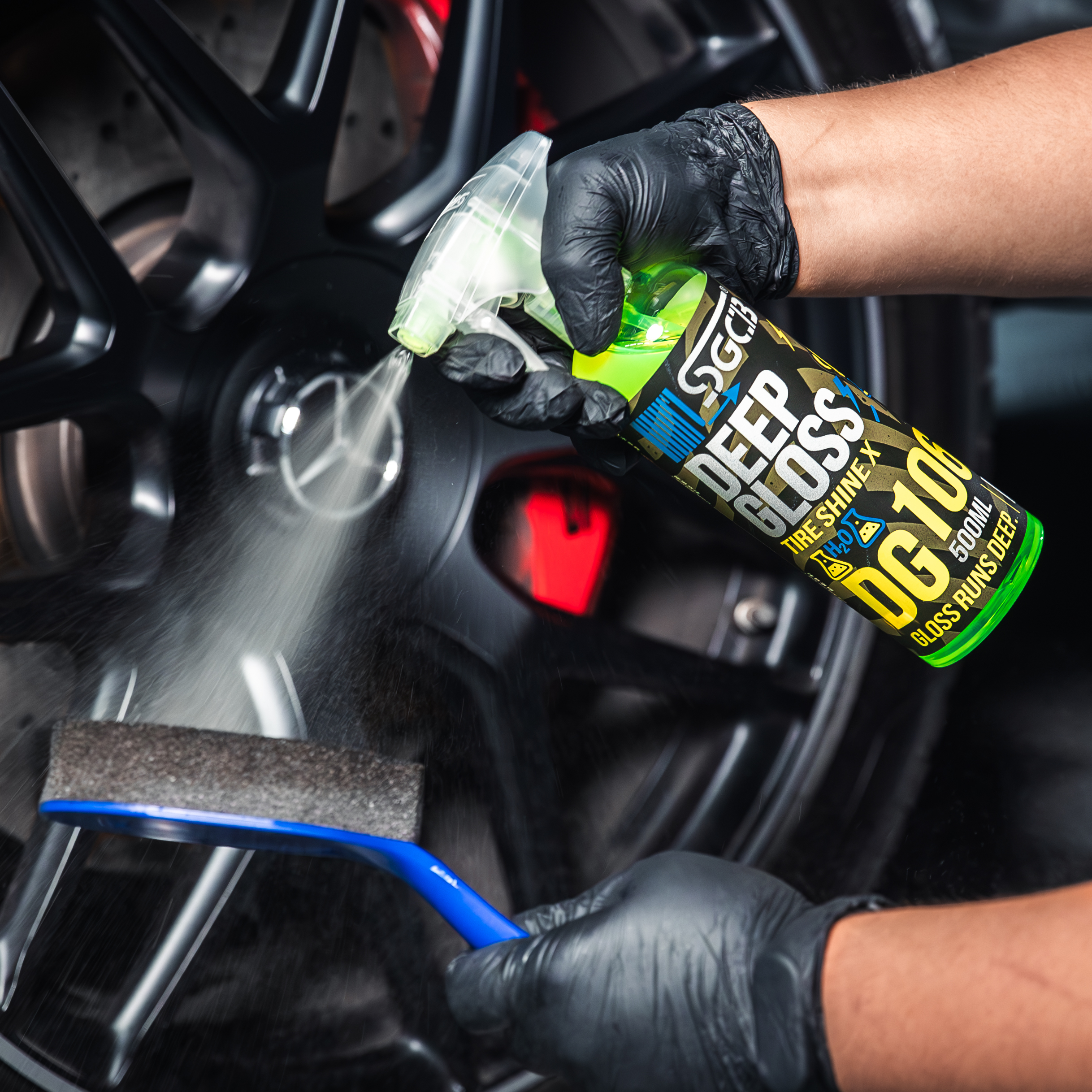 SGCB DEEP GLOSS Tire Shine X Auto Tire Long-Lasting Brightening Agent,GUANGZHOU SGCB CO.,LTD,DEEP GLOSS (Tire Shine X)