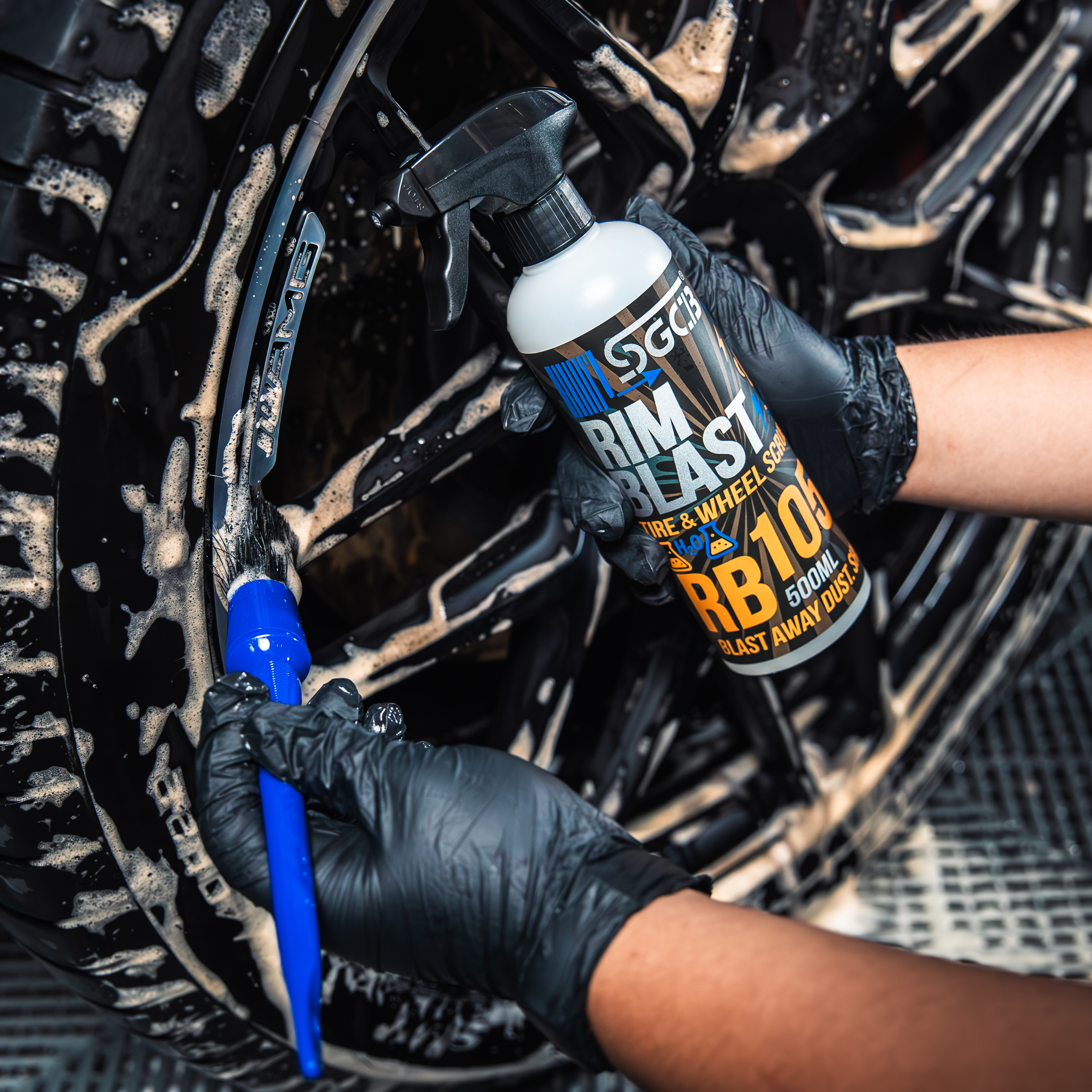 SGCB RIM BLAST Auto Tire Wheel Rim Deep Cleaning Scrub Agent,GUANGZHOU SGCB CO.,LTD,RIM BLAST (Tire & Wheel Scrub)