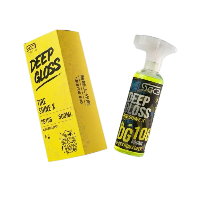 SGCB DEEP GLOSS Tire Shine X Auto Tire Long-Lasting Brightening Agent,GUANGZHOU SGCB CO.,LTD,DEEP GLOSS (Tire Shine X)