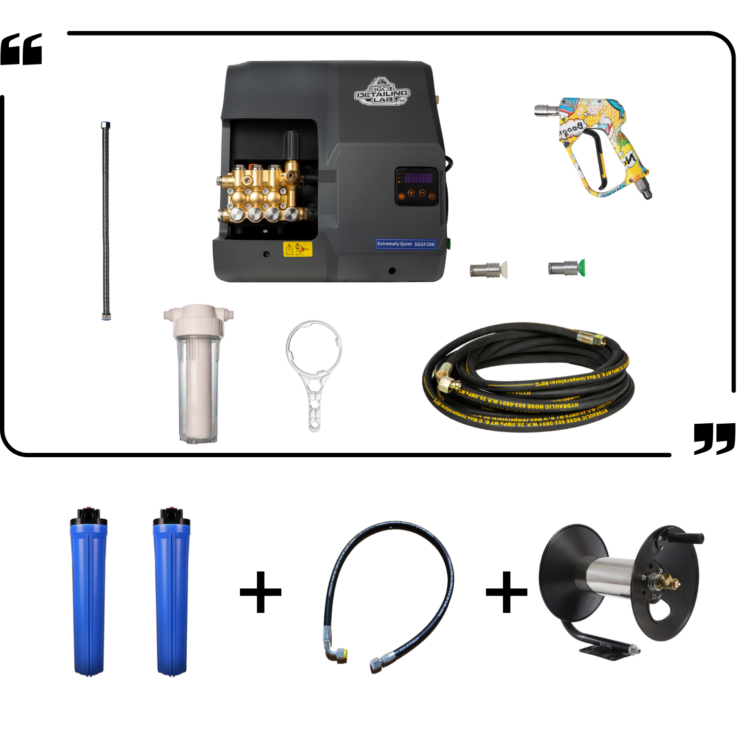 SGCB Inverter Low-Noise Auto High Pressure Water Cleaning Machine,GUANGZHOU SGCB CO.,LTD,Frequency Conversion Low-Noise High Pressure Cleaner