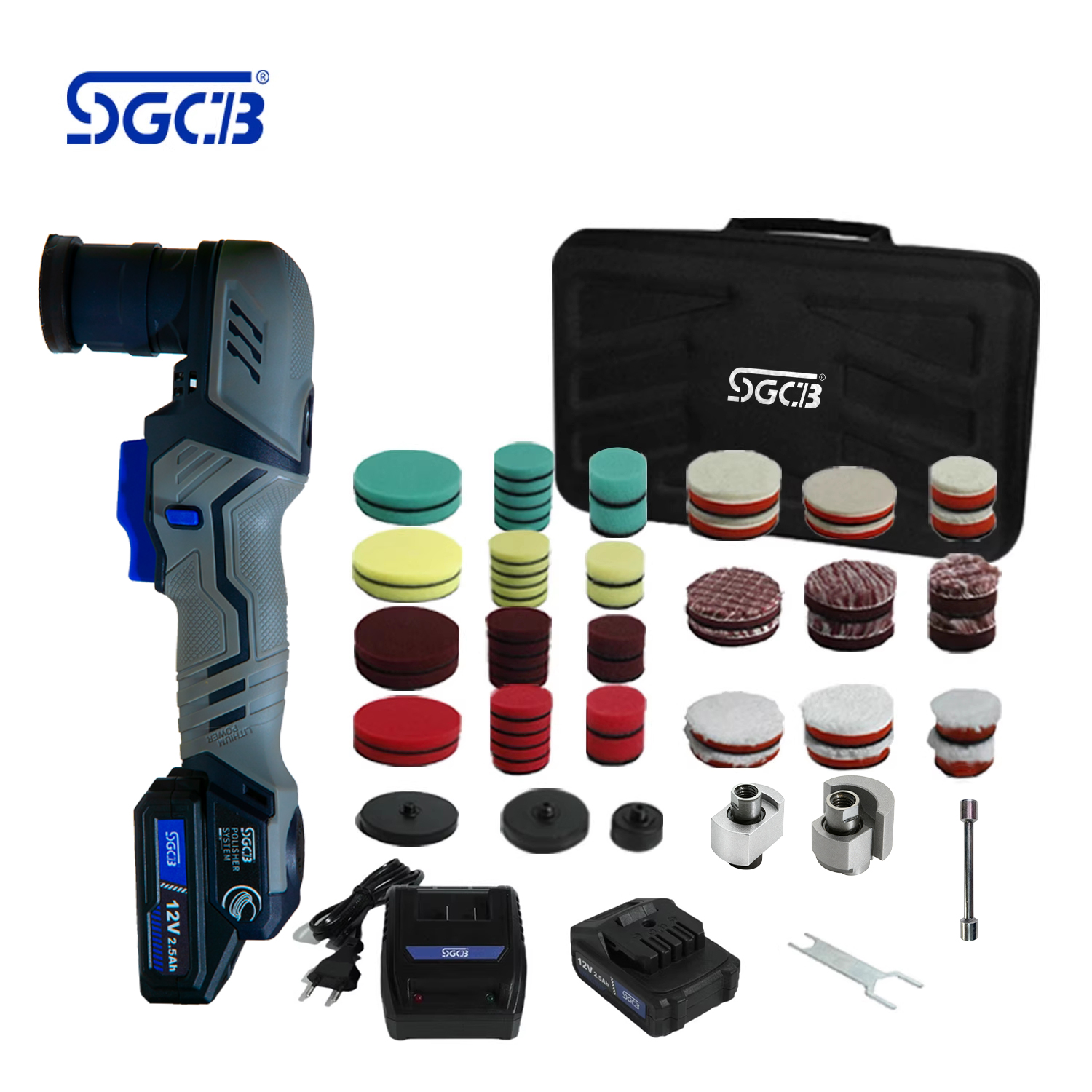 SGCB Cordless Brushless Mini Detail Polisher Auto Small Area,GUANGZHOU SGCB CO.,LTD,Cordless Mini Detail Polisher Carbon Brushless