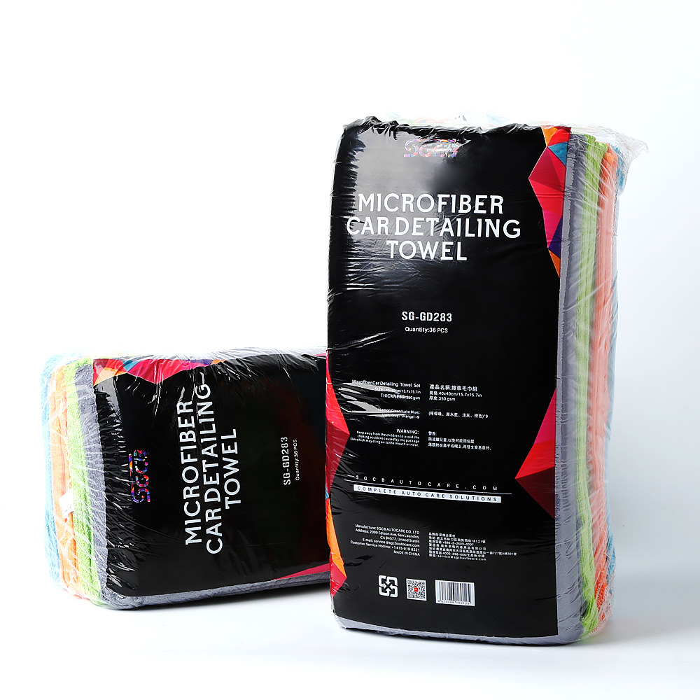 SGCB Microfiber Car Detailing Towel 36Pcs Lint-free Auto Detailing,GUANGZHOU SGCB CO.,LTD,Microfiber Car Detailing Towel (36pcs)