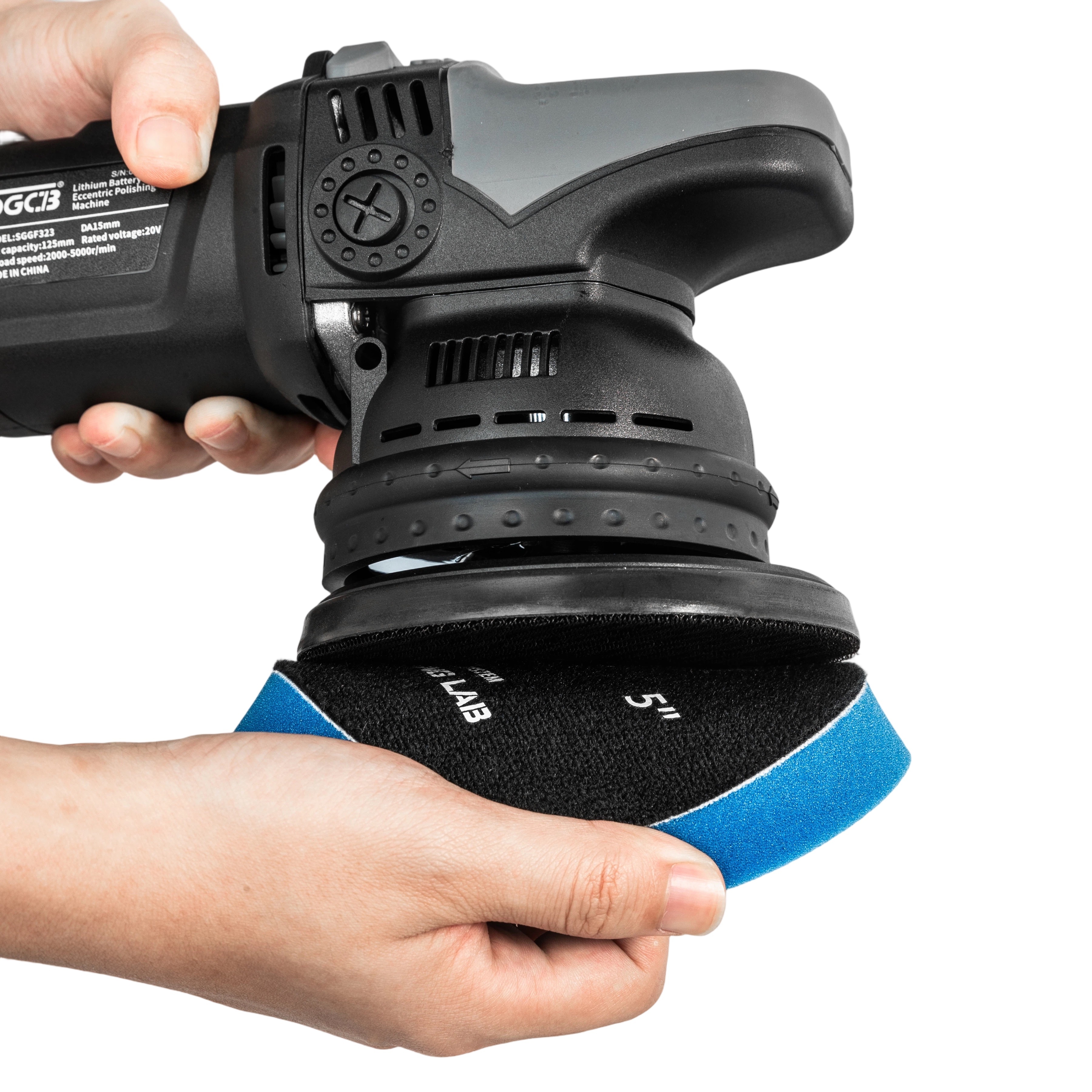 SGCB Cordless Brushless 5inch Dual Action Random Obital,GUANGZHOU SGCB CO.,LTD,SGCB Cordless Brushless 5inch Dual Action Random Obital