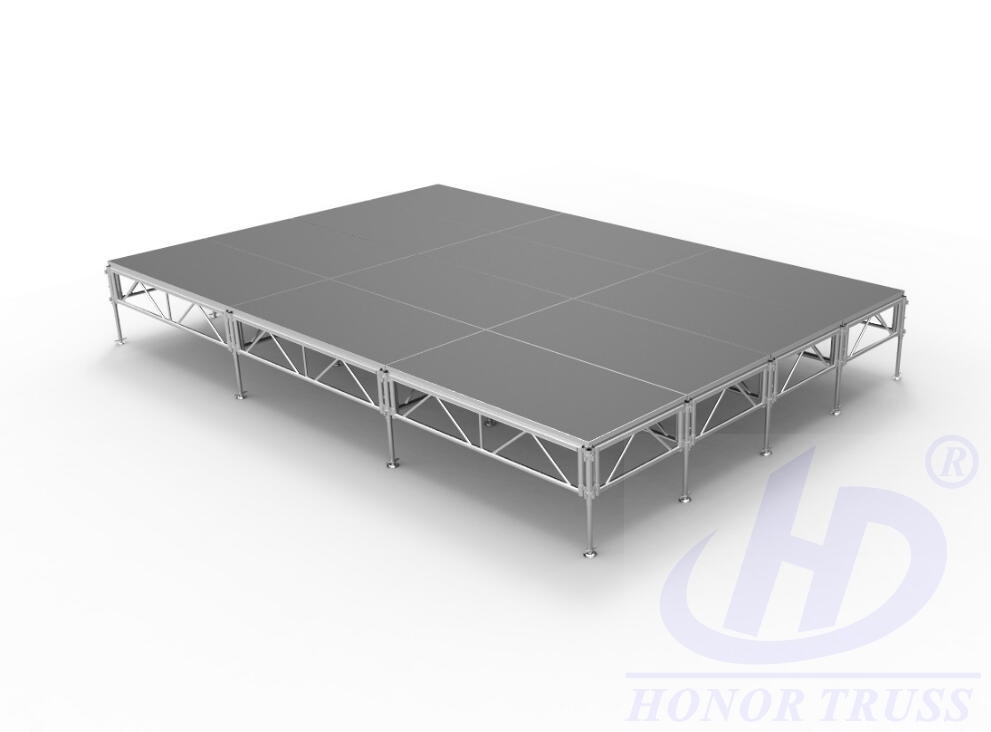 Aluminum Assembly Stage 1.22*2.44m (4ft*8ft) Portable Concert Stage