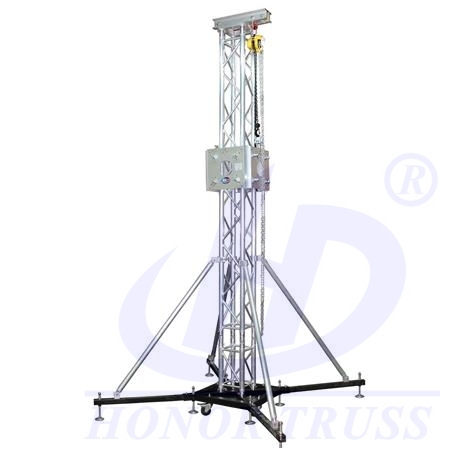 lighting truss lifting system spigot truss system
