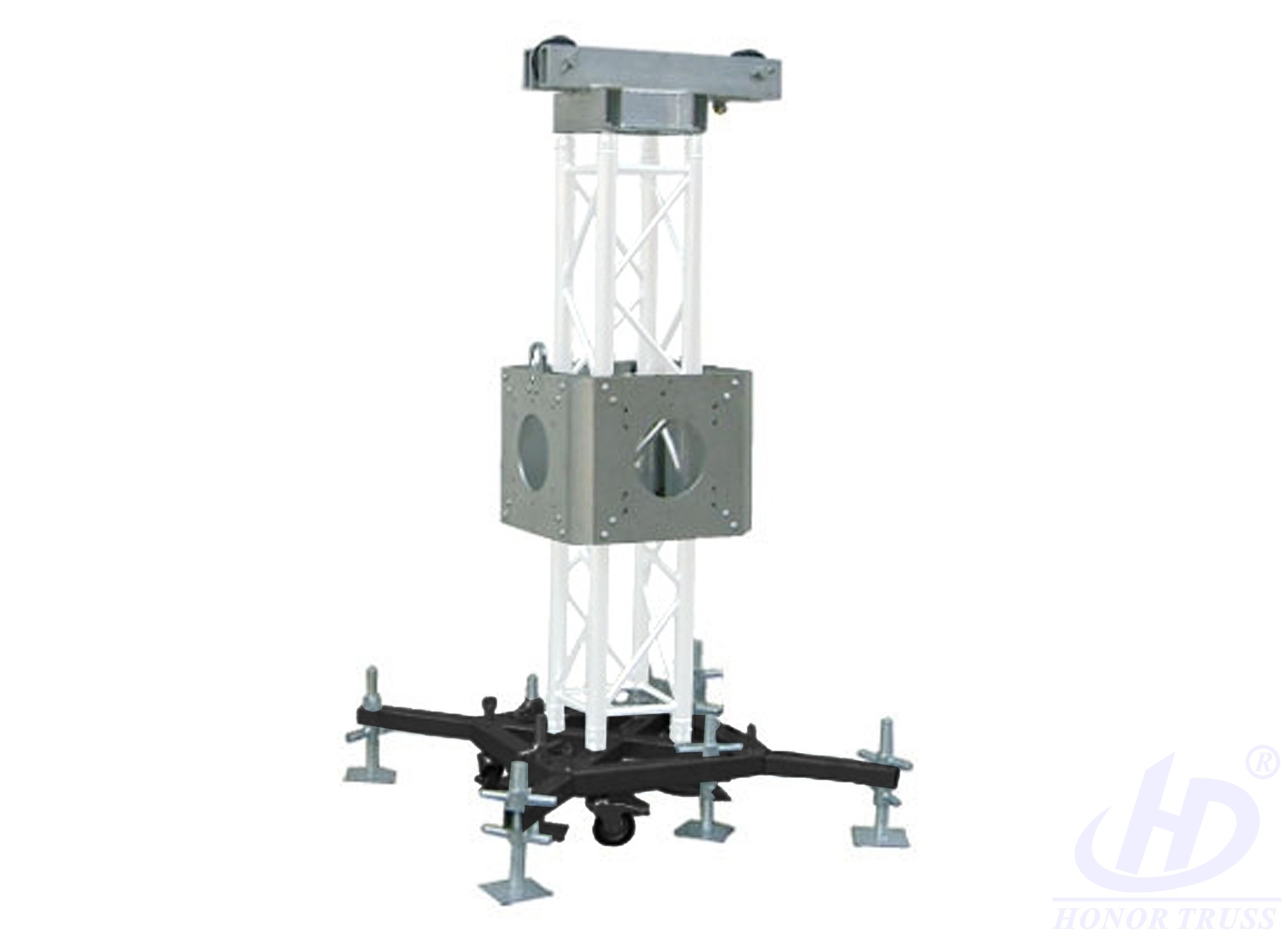 lighting truss lifting system spigot truss system