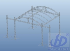 ARC TRUSS STAGE ROOF 10x10x9m