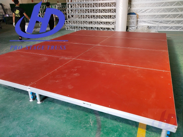 4x8ft Easy Install Portable Aluminium Stage Deck for Events