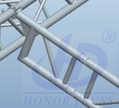 290mm single-row spigot truss joint is suitable for roofs