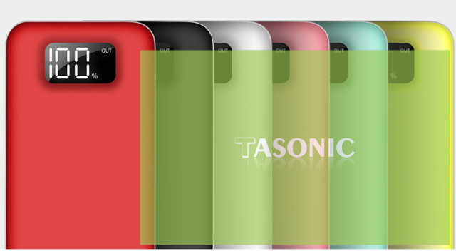 LCD 10,000mAH Power Bank, Type-C, Robber Oil, Compact Size