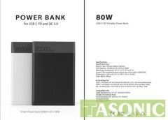 PD-09H, 20,000mAH  18w PD Power Bank