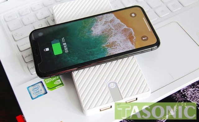 10w, 8,000mAH,  Fast Charger , Wireless Power Bank , QI standard