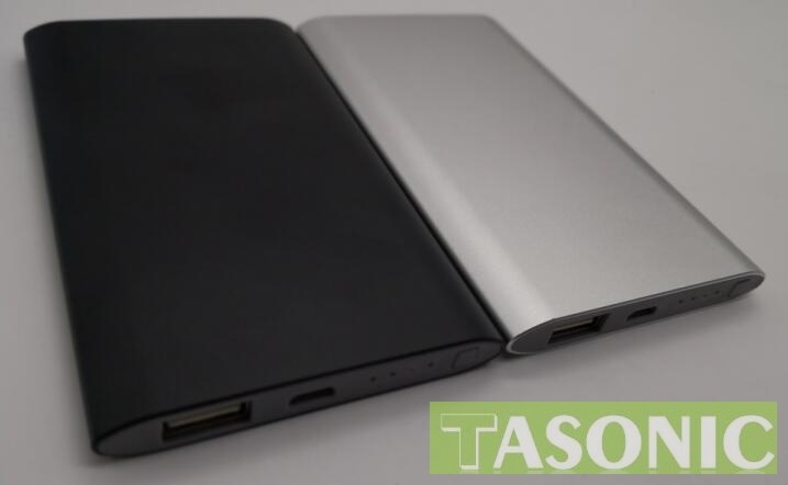Ultra-Thin 5000mAh Portable Fast Outdoor Charger Power Bank Metal External Battery Pack 5V 2.1A For iPhone, iPad &  Galaxy & More USB Charging