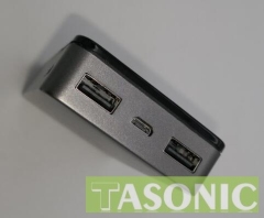 #1 Selling 10,000mAH, LCD 1%-100%, Power Bank, Dual USB-A Output 5V2.1A