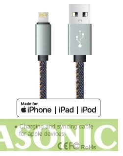 Lightning Cable 4Pack 3FT 6FT 6FT 10FT Nylon Braided Certified iPhone Cable USB Cord Charging Charger for Apple iPhone