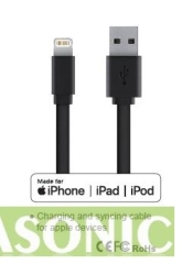 Charging and syncing cable for apple devices