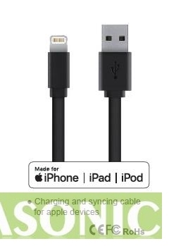 Charging and syncing cable for apple devices