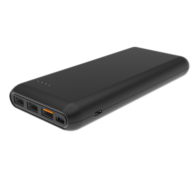 12,000mAh QC3.0 Power Bank. 3 output, Type-C