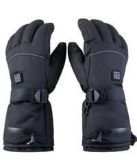 5000mAh Battery L size Heated gloves, non-slip leather palm