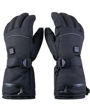5000mAh Battery L size Heated gloves, non-slip leather palm