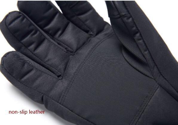 5000mAh Battery L size Heated gloves, non-slip leather palm