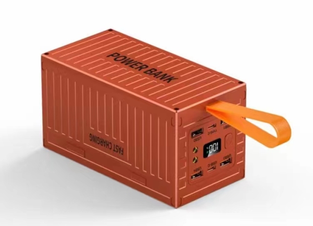 65W POWER. With two super flash light. Two TYPE-C and six USB-A ports.