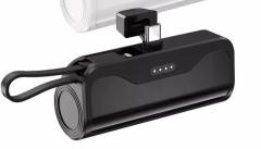 5,000mAh USB-C POWER BANK For I*PHONE 15 Pro Max no stand