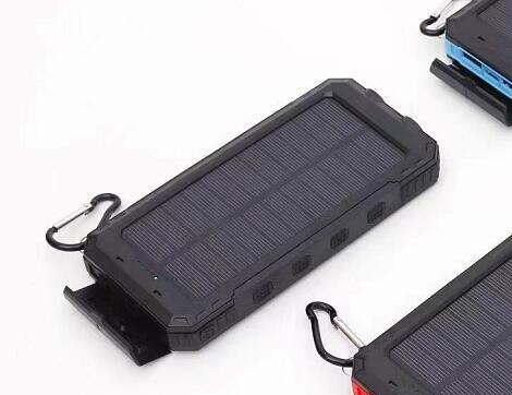 Rugged Style 3 Modes Flashlight and Solar Charging POWER BANK
