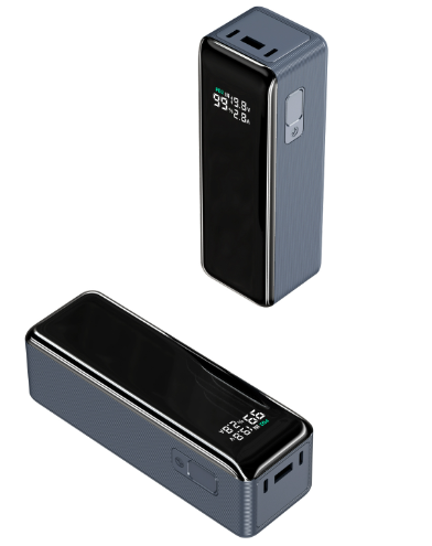 26800mah 100W TFT Display POWER BANK. 2 IN 6 OUT
