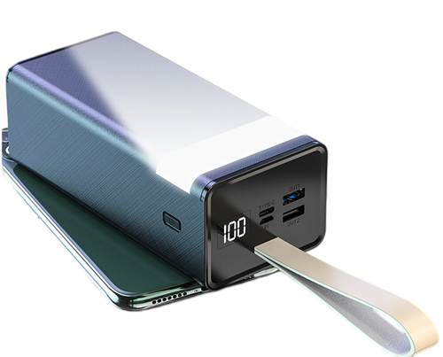 30K mAh Flashlight LCD POWER BANK