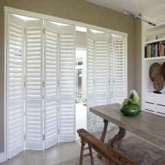 Hot sale nice price white PVC louver window shutters